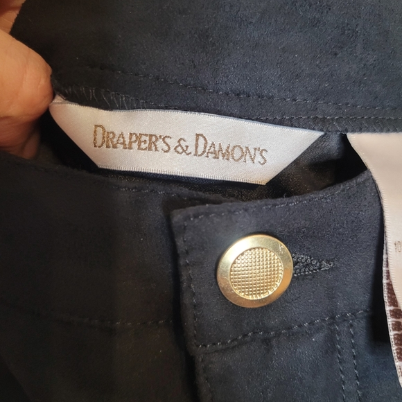 Drapers And Damons Pants Suede Soft Bottom Black Womens Size 18 - Picture 4 of 10